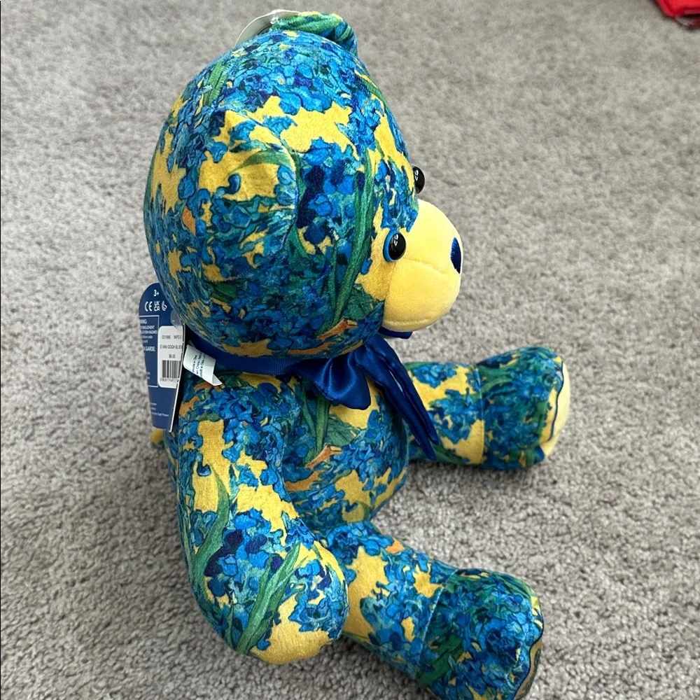 Build A Bear Van Gogh Museum Amsterdam Irises Bear Plush NWT - Picture 6 of 6
